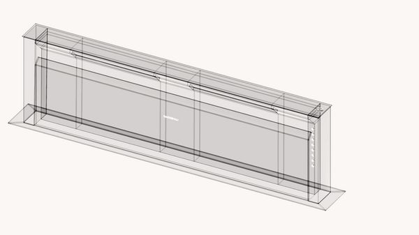 嘉格纳下吸式吸油烟机线路布局的 CAD 图纸